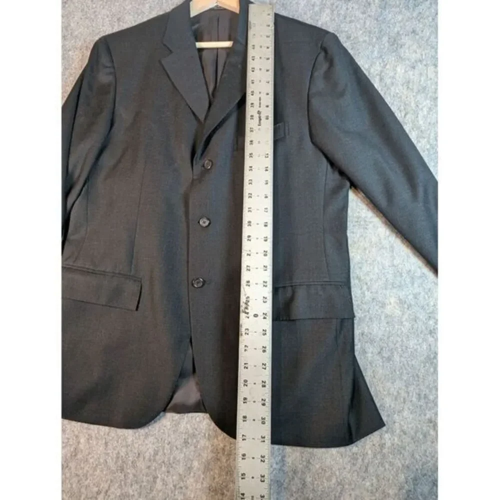 Polo Ralph Lauren Blazer Mens 42R Navy Blue‎ Wool Sports Coat Jacket Made Italy